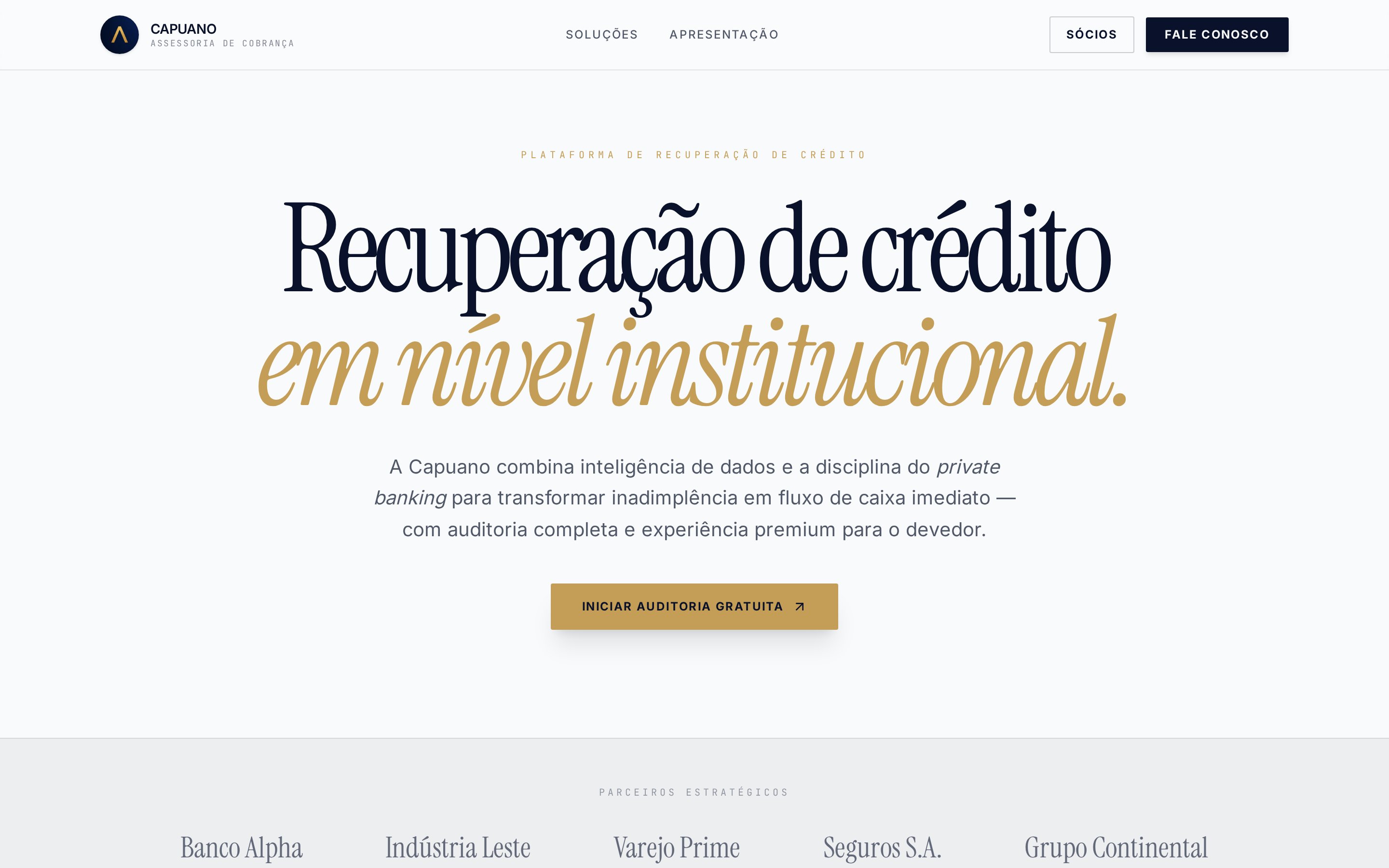 Preview do projeto Capuano Assessoria