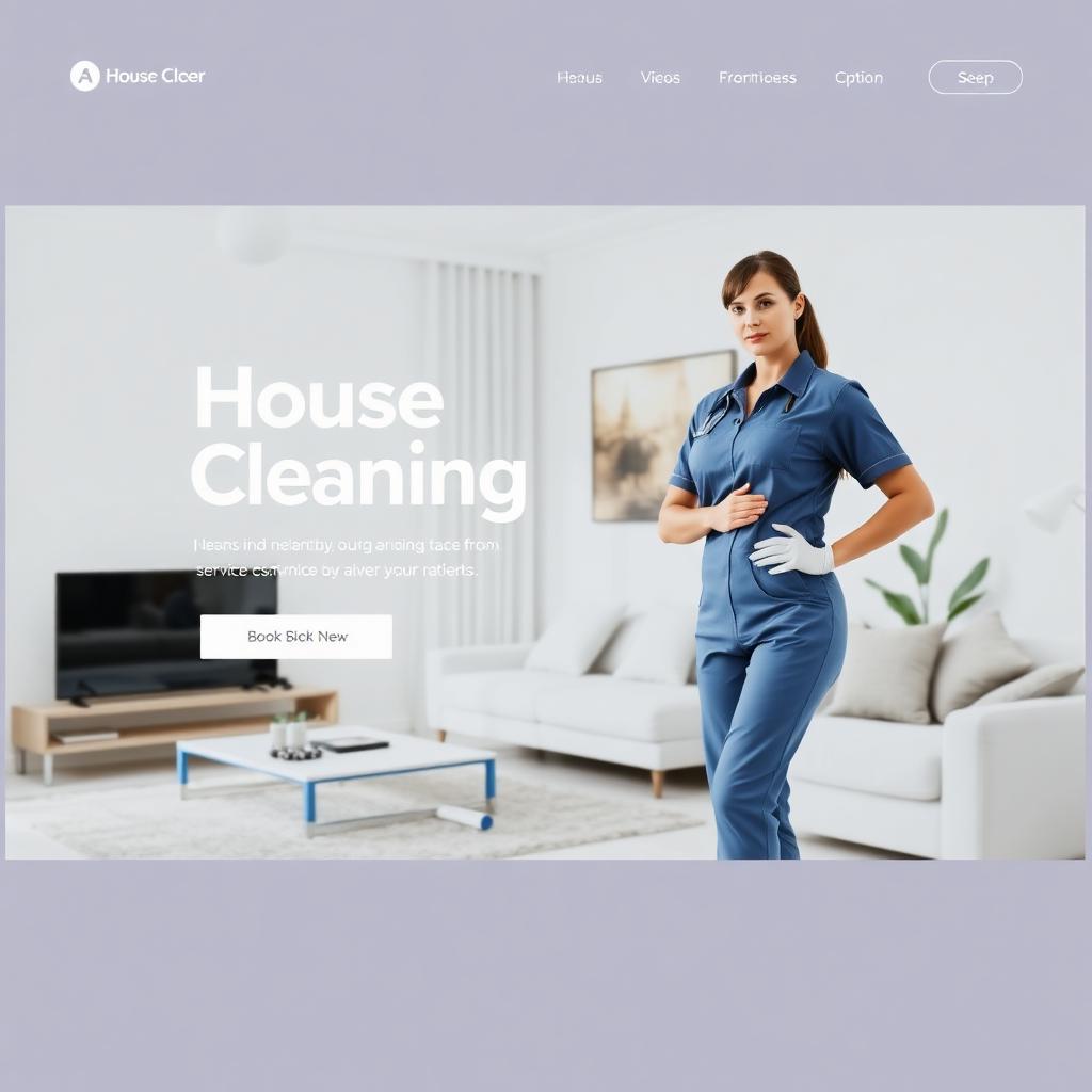 Preview do projeto Sparkle House Cleaning
